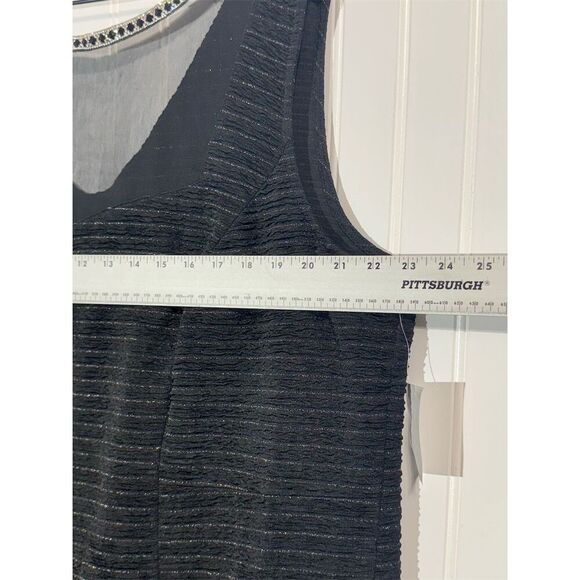 Maya Brooke 22W Black 2-Piece Skirt Suit Jewel Trim Blazer Career Formal NWT - Picture 10 of 15